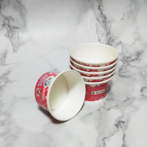 230g di carta rivestita di argilla per tazza di carta lucida a parete singola per tazze di gelato - Product Image 1