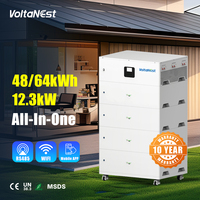 VoltaNest Mobile 12kW 48kWh 50kWh 64KWH Batterie de stockage d'énergie solaire tout-en-un pour la maison avec onduleur hybride triphasé