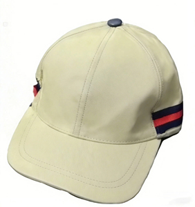 Gorra de Béisbol de Diseño con Letras, 6 Paneles, Felpa de Lujo, Rayas de Algodón, Ajustable, Hebilla Dorada de Cobre, Protección Solar, Unisex, Lavable - Product Image 5