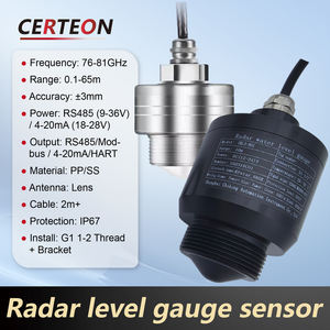 חיישן מיכל אלחוטי מנירוסטה PP 4‑20mA RS485 למדידת מים משדר רמת רדאר - Product Image 3