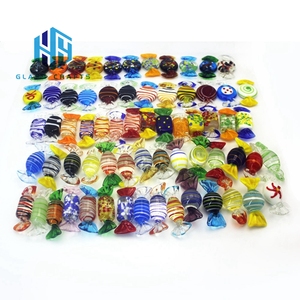 Tùy chỉnh <span class=keywords><strong>handmade</strong></span> Murano lampwork nhỏ lớn Glass Craft kẹo trang trí cho Giáng sinh trang trí - Product Image 1
