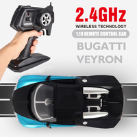 Voiture de drift RC Lehoo Toys 1/10 2.4G 4CH 4WD électrique télécommandée en métal avec lumières