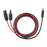 Câble d'alimentation MC4 vers DC7909, fil de charge pour panneau solaire, adaptateur mâle DC5521 pour batterie à énergie nouvelle
