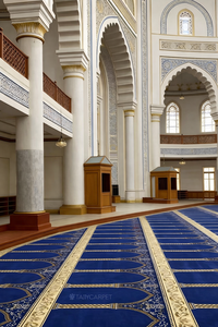 Tapis de prière en nylon de haute qualité, écologique, de luxe, pour la <span class=keywords><strong>mosquée</strong></span> et l'usage domestique - Product Image 6