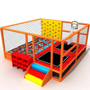 La fabbrica produce mini trampolini quadrati, attrezzature per l'intrattenimento al coperto per parchi, trampolini per il fitness. - Product Image 1