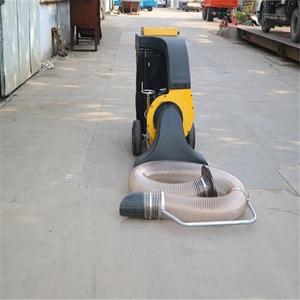 Hand Push Leaf Collector 1200mm Sweeping Width Yellow And Black Municipal Machinery Garden Farm Use - Product Image 1