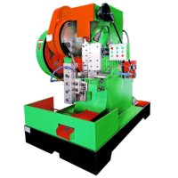Machine à rouler les filets verticalement à grande vitesse, moteur 4KW, composants d'engrenage essentiels, capacité de 80-100 pièces/min pour filetage complet de tiges sans tête