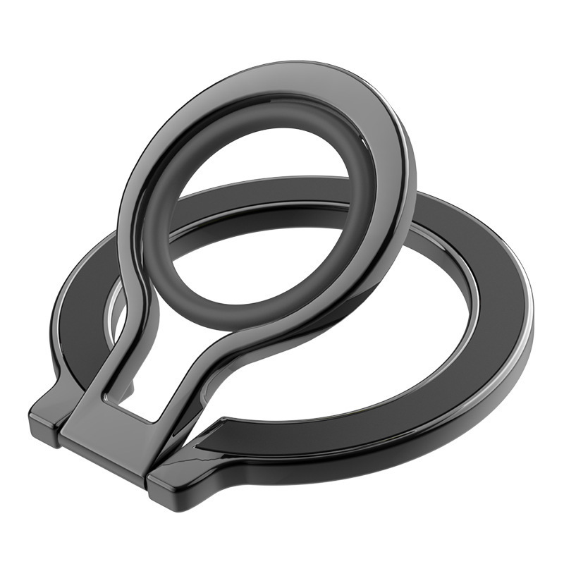 Magnetic Ring Buckle - Black