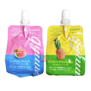Logotipo personalizado 250ml 350ml 500ml bolsas de bebidas de pie coreanas con boquilla para embalaje de líquido bebida refresco jugo de fruta bolsa de boquilla - Product Image 6