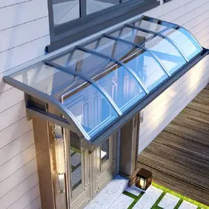 Outdoor Garden Aluminium Polycarbonat Kunden spezifische Größen Markise Abdeckung Baldachin