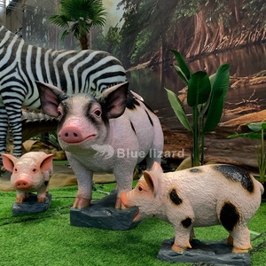 Modello Animatronico di Maiale a Grandezza Naturale di Alta Qualità, Simulazione Realistica di Maiale Carino per Parchi di Divertimento - Product Image 3