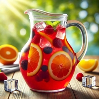 Jus concentré de fruits rouges et légumes, saveur naturelle, frais, riche, boisson saine, 100% mélange de baies rouges, sans sucre ajouté