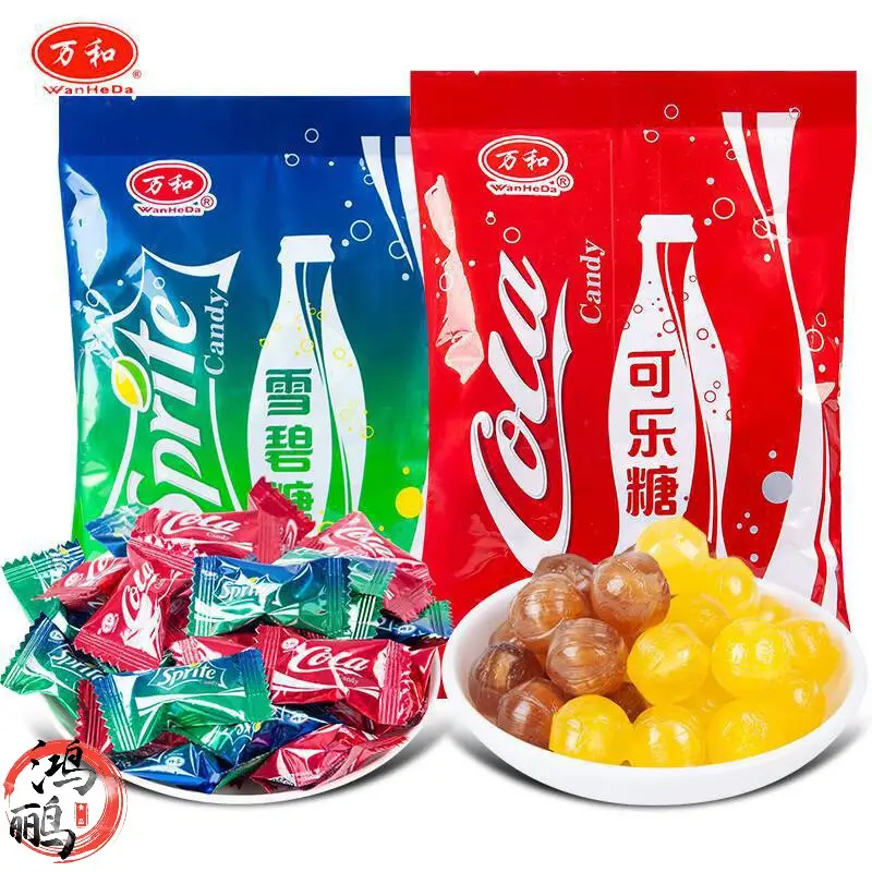 Wanhe Cola Sprites Flavor Soda Hard Candy Casual Exotic Snacks Candy Party Halloween Candy