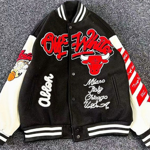 Street Design Sense All Match <b>Baseball</b> <b>Jacket</b> <b>Men</b> Women Spring High Street Fashion Brand Loose Casual Couple <b>Jacket</b> Coat - Product Image 2