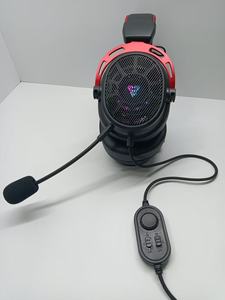 40mm RGB ánh sáng có dây chơi game tai nghe thép lưới Earcups PS4/ps5/PC/chuyển đổi tương thích chơi game tai nghe cho dj thể thao hàng không - Product Image 6