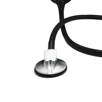 Stéthoscope cardiaque professionnel certifié MDR CE, livraison rapide, manuel, binaural, en alliage de zinc, à tête unique, pour médecins
