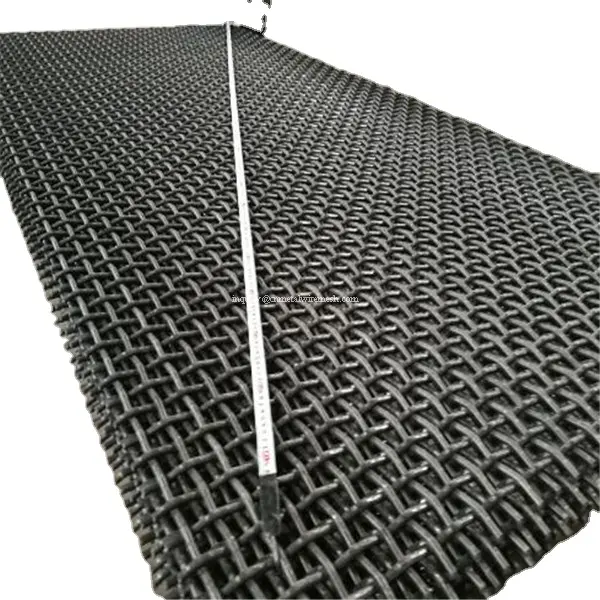 45-65Mn גבוה carbonsteel crimped תיל רשת עבור רטט מסך לדרום אמריקה/לטיני אמריקה מדינות/ג 'מייקה/קולומביה/צ' ילה