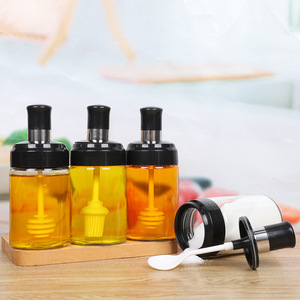 Set di Accessori da Cucina con <span class=keywords><strong>Portaspezie</strong></span> <span class=keywords><strong>in</strong></span> <span class=keywords><strong>Vetro</strong></span>, Oliera e Contenitori per Erbe Aromatiche - Product Image 2