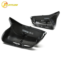 Pour BMW F90 M5/F91 F92 F93 M8 2018+ Coque de rétroviseur latéral en fibre de carbone sèche, coque de rétroviseur latéral en carbone véritable, remplacement, LHD UNIQUEMENT