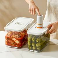 Récipient de stockage alimentaire hermétique sous vide pour la fermentation du kimchi, idéal pour les légumes, les fruits, le riz, les cornichons de chou et de concombre, pour la cuisine