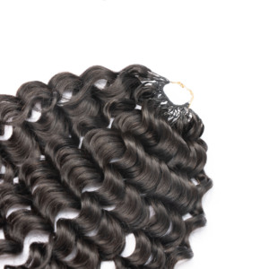 Tresses au crochet sans nœuds en cheveux indiens vierges pré-divisés de 20 pouces, 60 grammes/lot, lisses, invisibles, double épaisseur, fabriquées à la machine - Product Image 6