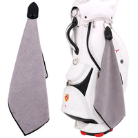 Serviette de nettoyage de balles de golf en microfibre gaufrée personnalisée – Accessoire sportif doux, cadeau de tournoi pour les membres du club