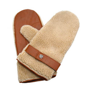 Guantes de Cuero de Alta Calidad al por Mayor, Guantes de Invierno Personalizados de Piel de Oveja para Adultos - Product Image 2