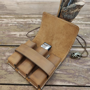 Funda protectora para armónica de cuero PU, funda para órgano bucal para tres armónica diatónica de 10 agujeros - Product Image 3