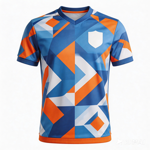 Maillot de sublimation vierge pas cher 100 % polyester à séchage rapide en tissu mesh, personnalisable avec impression intégrale pour uniforme d'équipe de football et de baseball - Product Image 5