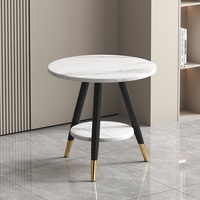 Ensemble bistrot 2 chaises 1 table, chaises de salon modernes avec table en marbre, cuir PU gris, pieds dorés, balcon, café, salon