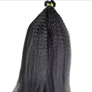 Fornitori di Extension di Capelli Umani Vergini Indiani Grezzi al 100% Non Lavorati, Super Double Drawn, con Cuticole Allineate, Onda Birmana - Product Image 5