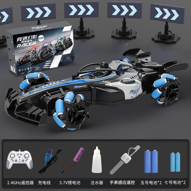 Spray petite télécommande équation bleu + montre