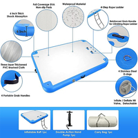Usine point de chute dock gonflable dock plate-forme eau tapis flottant pour la mer