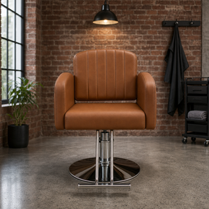 Factory-Price Contemporary <b>Green</b> Faux Leather Barber <b>Chair</b> Hydraulic Pump 360 Degree Rotation Base Eco-Friendly Barber Shop - Product Image 4