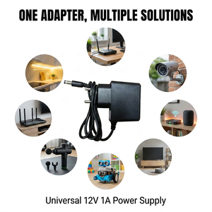 Evrensel 12V 1A Güç Adaptörü AB Fişi 12V 1000mA AC DC Anahtarlı Güç Kaynağı CCTV Kamera Kablosuz Router LED Şerit Işık için - Product Image 3