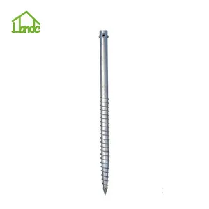 Heavy Duty Ground Screw Anchor For Ground Mounted Solar Systems