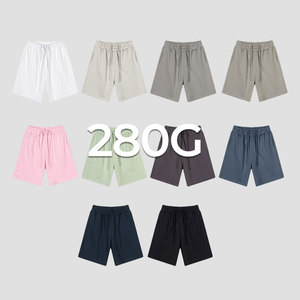 High Street 2024 nuevo logotipo Retro Pure Fashion Brand hombres y mujeres sueltos y finos de algodón Casual Five Cent Shorts - Product Image 6