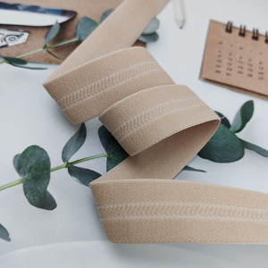 Banda Elástica Jacquard Personalizada de Alta Calidad, 25 mm de Ancho, Cinta de Nailon con Logotipo de Marca para Cintura de Ropa Interior - Product Image 3