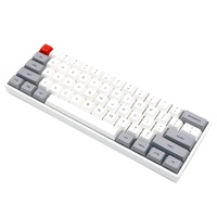 60% 61 touches NKRO Gateron axe optique type-c filaire RGB rétro-éclairage clavier de jeu mécanique