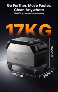 Outil de décapage de la rouille au laser à fibres haute efficacité EnergyCore Tech pour l'acier inoxydable et l'aluminium, nouvelle machine de nettoyage portable - Product Image 6
