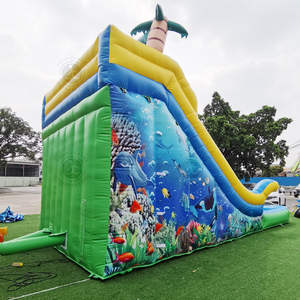 <span class=keywords><strong>Toboggan</strong></span> aquatique <span class=keywords><strong>gonflable</strong></span> commercial d'<span class=keywords><strong>occasion</strong></span> pas cher pour enfants et adultes, modèle palmier haut, idéal pour la vente en gros et les jardins. - Product Image 6