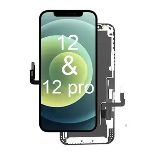 휴대 전화 모바일 디스플레이 터치 스크린 교체 LCD 디지타이저 원래 아이폰 12 프로