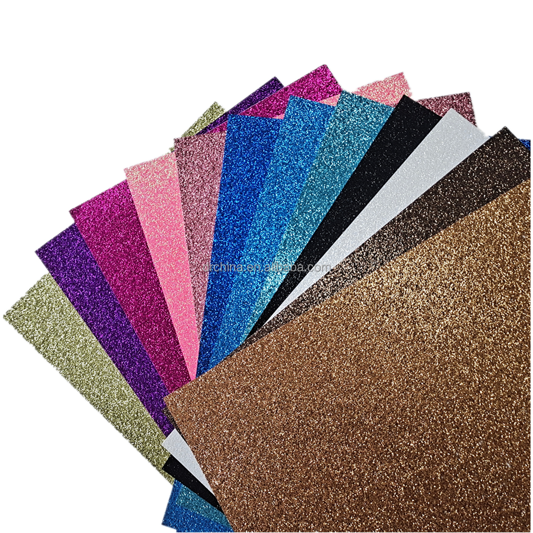 Schweres 300GSM farbiges Bastel karten material Glitter Cards tock Paper