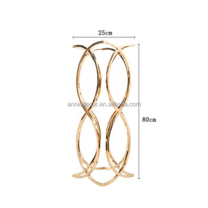 <span class=keywords><strong>Support</strong></span> <span class=keywords><strong>de</strong></span> fleurs moderne en métal doré pour centre <span class=keywords><strong>de</strong></span> table, présentoir floral pour mariage, événement, fête, décorations - Product Image 4