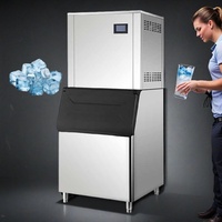 Machine de fabrication industrielle de blocs de glaçons Hielo pour la fabrication de petits flocons de glace en cristal Prix commercial à vendre de la glace