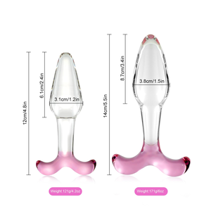Plugs anaux en cristal en forme de champignon, masseur personnel, jouets érotiques, produits pour adultes, entraîneur anal unisexe pour hommes, femmes, couples et amoureux - Product Image 3