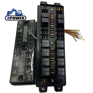 Boîtier de fusibles et de relais, panneau de fusibles électrique pour pièces d'excavatrice R140LC-9 R160LC-9 R320LC-9 R330-9S R360-9S 21Q7-10910 - Product Image 1