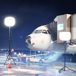 Torre de Iluminación Portátil con Mástil Telescópico, Tipo Globo, 60W 1400W 500W, Luces para Construcción, Luz Blanca Diurna, con Trípode - Product Image 3