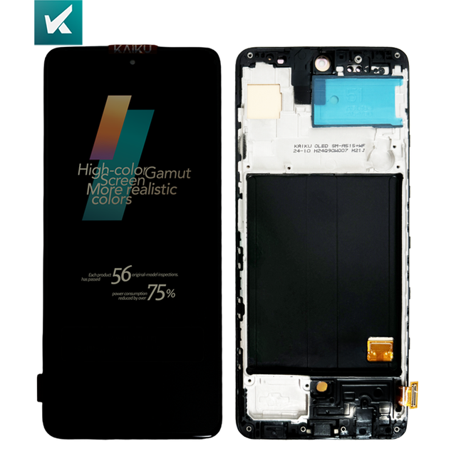 Original Display for Samsung A51 A12 A04 A70 A10 A52 A15 Screen Replacement Kaiku Lcd a Series Screen for Samsung Pantallas