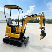 Mini-excavatrice compacte sur chenilles pour travaux miniers, petit équipement de terrassement
